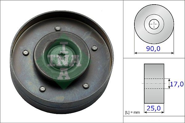 WILMINK GROUP Паразитный / ведущий ролик, поликлиновой ремень WG1253139